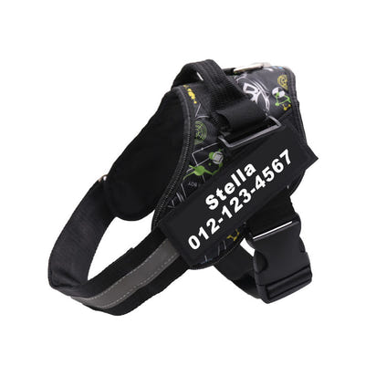 Adjustable Pet Harness Vest with Leash Hook