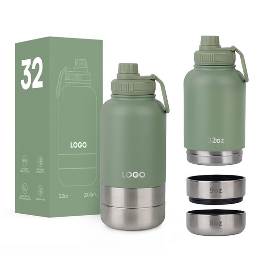32 oz Steel Pet Water Bottle