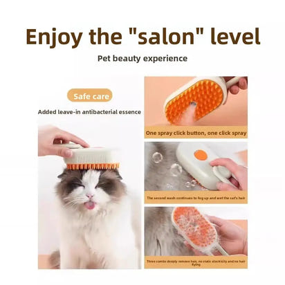 Pet Spray Massage Comb with One-Touch Function
