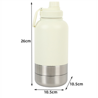 32 oz Steel Pet Water Bottle
