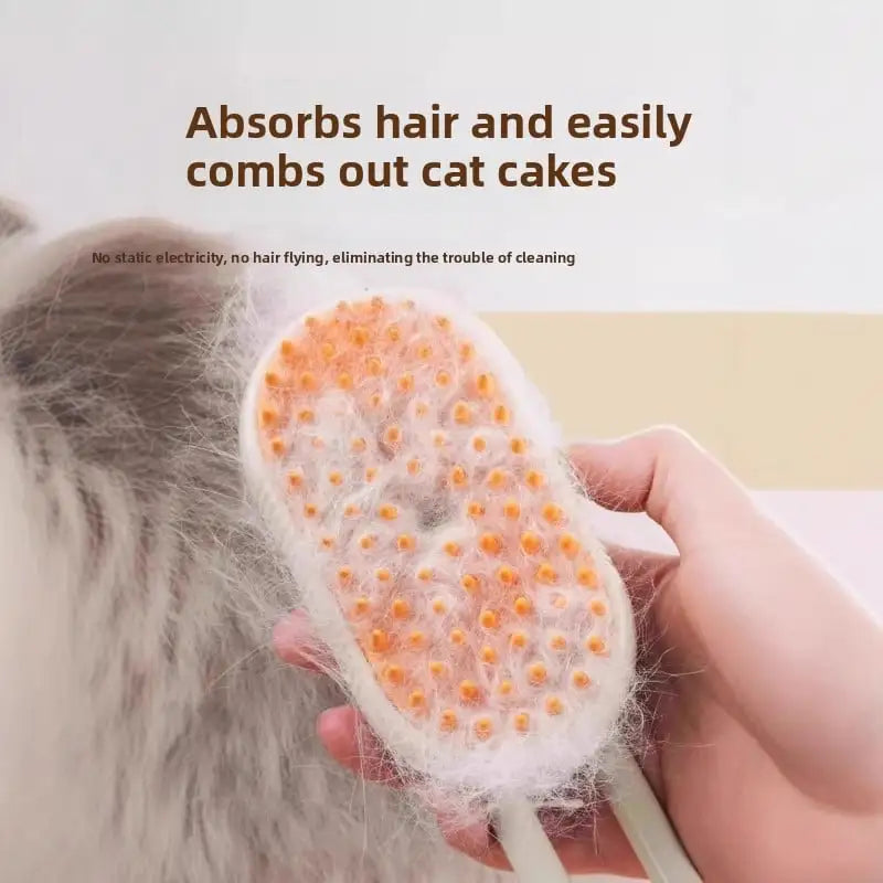Pet Spray Massage Comb with One-Touch Function