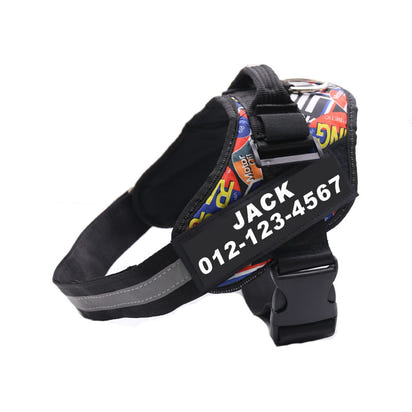 Adjustable Pet Harness Vest with Leash Hook