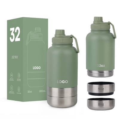 32 oz Steel Pet Water Bottle