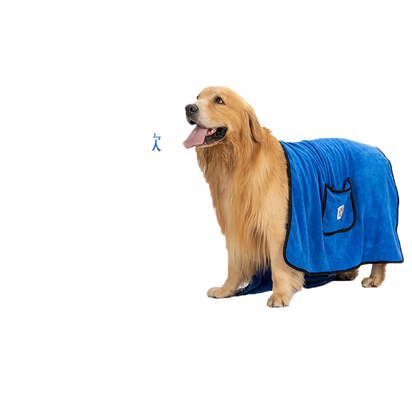 Pet towel dog bath towel super absorbent quick-drying pocket glove cleaning products