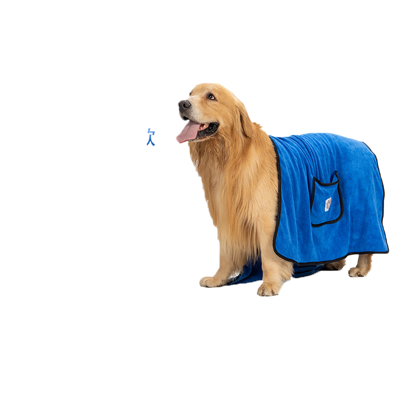 Pet towel dog bath towel super absorbent quick-drying pocket glove cleaning products