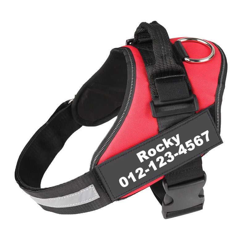 Adjustable Pet Harness Vest with Leash Hook