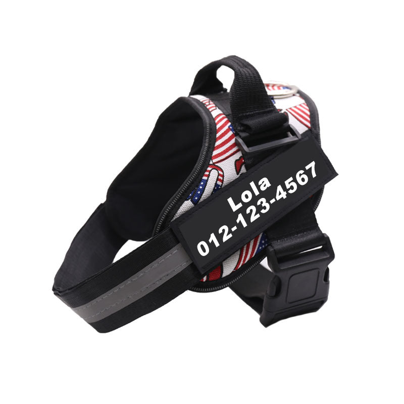 Adjustable Pet Harness Vest with Leash Hook