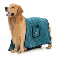 Pet towel dog bath towel super absorbent quick-drying pocket glove cleaning products